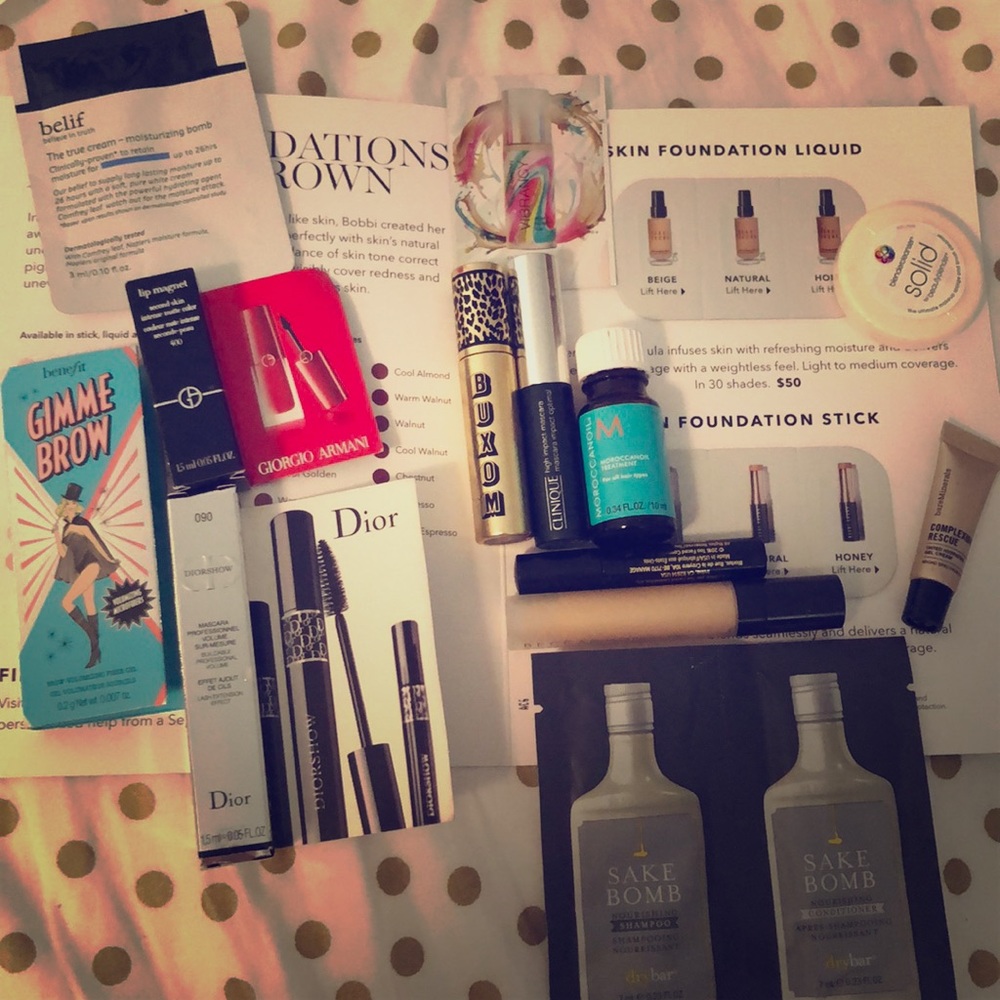 14 Samples Brand New Becca, Giorgio Armani, Dior
